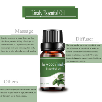 Grado terapéutico 10 ml de aceite de madera puro puro natural aceite linalylil