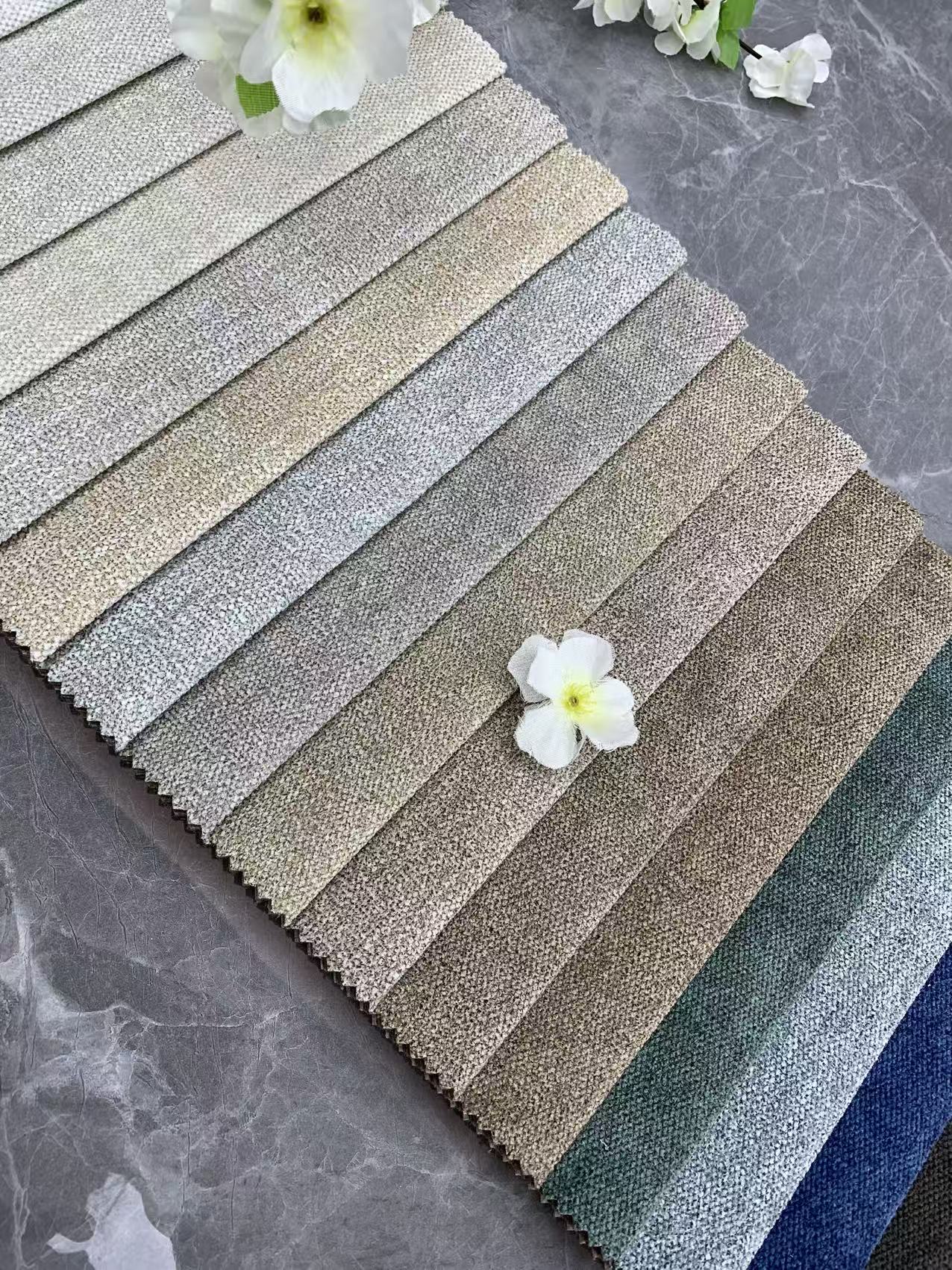Elegant Textured Sofa Fabric for Residential Furniture