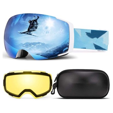 แว่นตาสกีที่กำหนดเองญี่ปุ่น: แว่นตาสกีแบรนด์ของตัวเอง UV400 ขายส่งสโนว์บอร์ด
