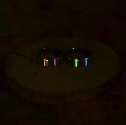 Automatic Flashing Keychain with Titanium Tritium Luminous Light