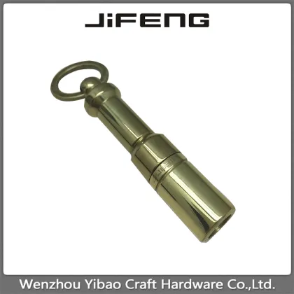 Copper cigar punch, cigar cutter, traveling portable hole punch