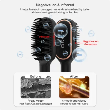 Customized Hot Styling Ionic Hair Straightening Comb