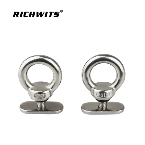 Stainless Steel 316 M6 Eye Bolt Kayak Track Mount Tie Down Eyelet For
