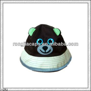 Boy Animal Bucket Bear eye embroidered Headwear