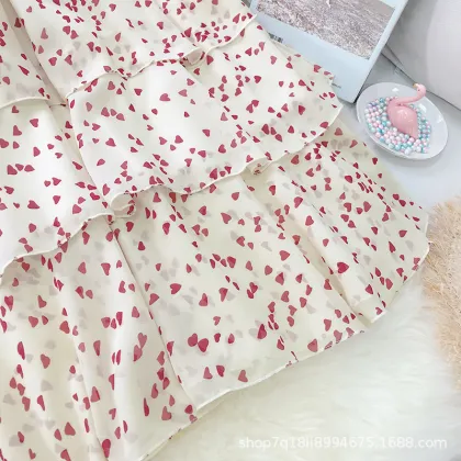 Casual Dresses Women/Girl Little Love Chiffon Skirt