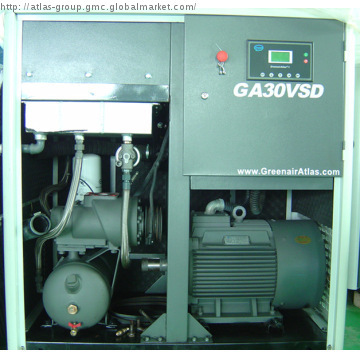 Atlas Goup Electric Screw Air Compressor with ISO GA30VSD