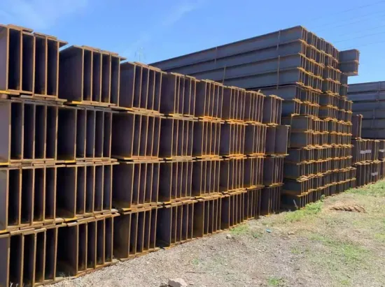 High Strength A36 Ss400 S235jr S355jr Structural Material Hot Rolled Wide Shaped Flange Galvanized Carbon Steel Welded H Section