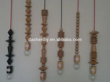 High quality European modern style wood pendant lamp direct manufacturer