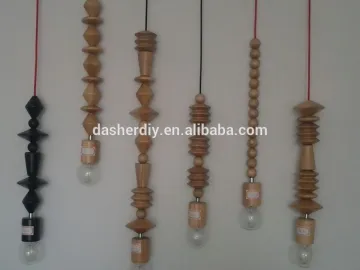 High quality European modern style wood pendant lamp direct manufacturer