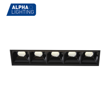 Mini Size 5*2W Square Trimless LED Downlight for Commercial Applications
