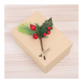 Recycled Brown Kraft Paper Christmas Eve Gift Box