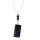 Natural Gemstone Agate Necklace with Silver Chain