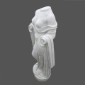 Classical White Marble Torso Statue for Home Decor