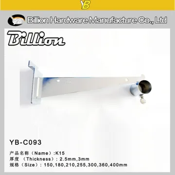 glass or wood support/metal shelf brackets for slatwall
