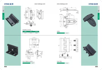 Zinc steel adjustable welding gate hinge