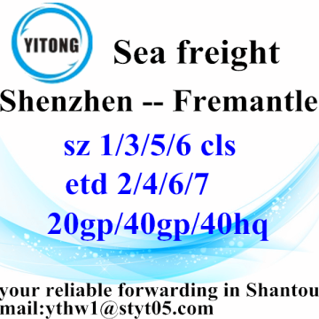 Shenzhen Global Freight Forwarder Agent to Fremantle