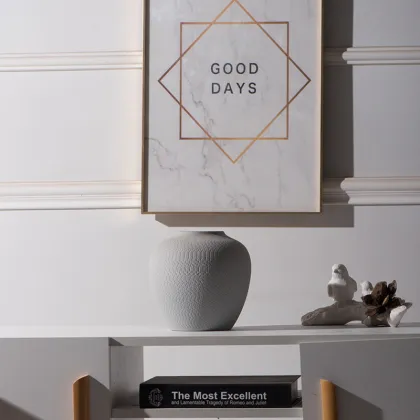 Wholesale simple gray Porcelain Vase vases for home decor vase ceramic