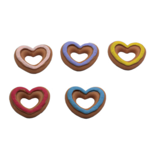 Valentijnsdag Decoratie Koekjes Miniatuur Poppenhuis Voedsel Slime Charms Versieringen Voor Scrapbooking Sieraden Maken