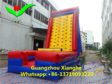 Commcerial Kids artificial inflatable rock climbing wall 7mH