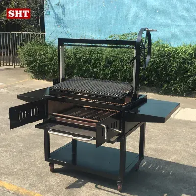 BBQ Grill Kit Gas Barbecue Grill Smoke Charcoal Grill