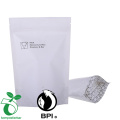 Sacs debout biodégradables personnalisés pour nourriture / thé / café 250g