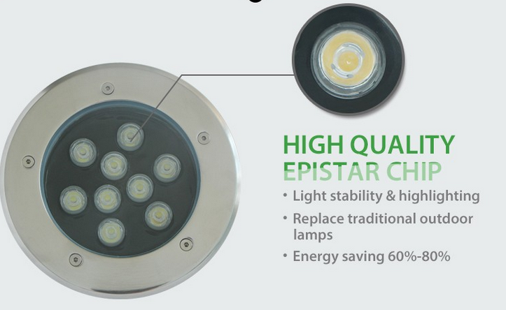 9W led underground light