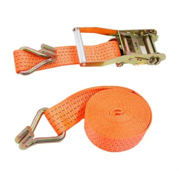 Professional Grade Heavy Duty Polyester 2 Inch Webbing Lashing: Cargo Tie Down Ratchet Straps for Secure Loading and Transport