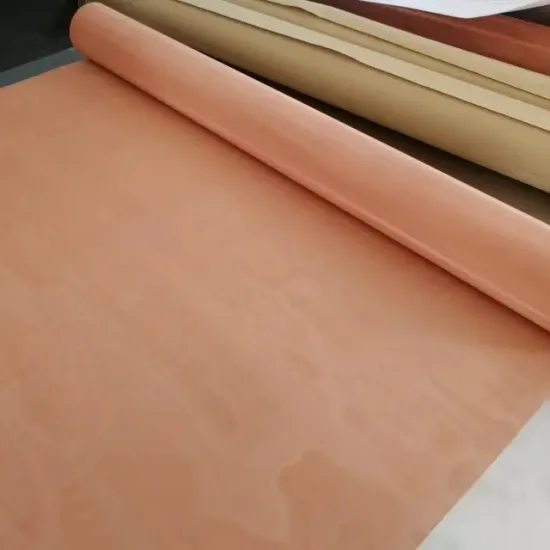 Ultra Fine Red Copper Wire Mesh Fabric for EMI/EMF/RFID Shielding (200-250 Mesh, 0.05mm, 77 Micron) Faraday Cage