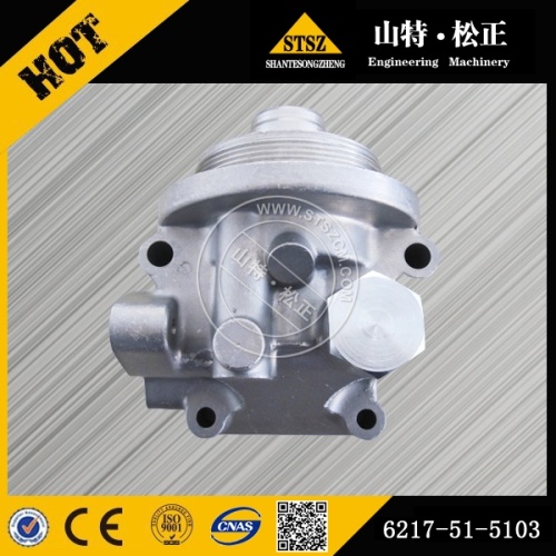 Głowica filtra oleju Assy 6217-51-5103 dla silnika Komatsu SAA6D125E-3K-8M