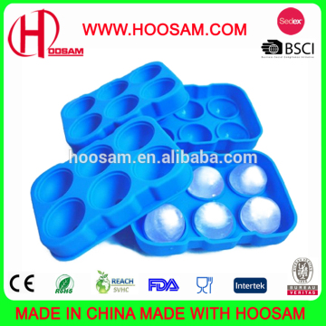 2015 Hot sale silicone ice ball tray