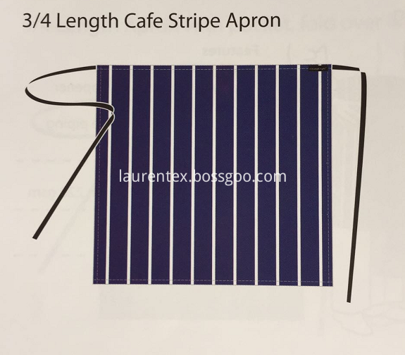 cafe stripe apron