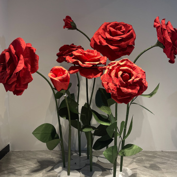 Wholesale Large Size Artificial Roses for Weddings and Decor