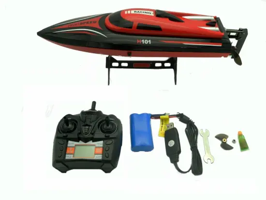 2.4 GHz RC Boat 25KM/H High Speed Yacht with 180 Degree Flips