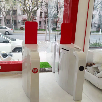Vendita calda in acciaio inossidabile Accesso automatico Controllo a tutta altezza Turnstile di scorrimento con RFID e barriera ottica