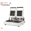 commercial double head sandwich waffle maker