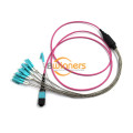 12F MPO-LC PC SX OM4 สายแพทช์ไฟเบอร์