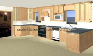 Modern Melamine Kitchen Cabinet (SL-M-27) (8)
