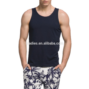 OEM Summer Multicolor Breathable Men's Sleeveless T-shirt Fsahion Singlets Bamboo Cheap Tank Top