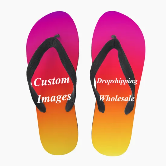 Custom Logo Flip Flops: 2022 Collection - Men's and Women's Light Summer Slides, PVC Sandals & Flip-Flops