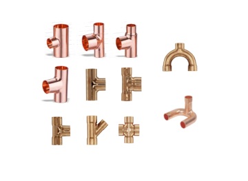 HVAC and refrigeration and Copper Fittings Tee