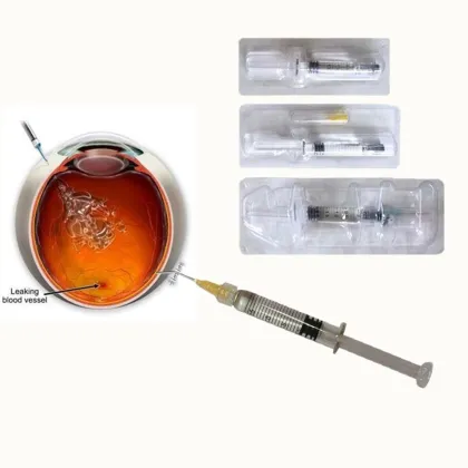 2ml Pharmaceutical grade hyaluronic acid gel for eye Surgery use