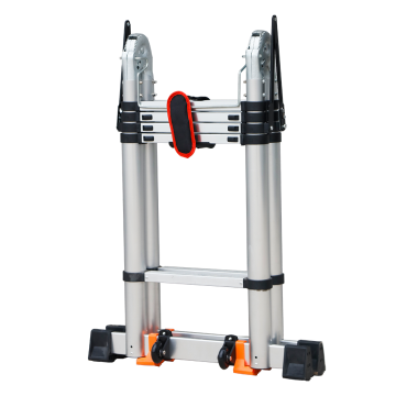 aluminium 5m a frame telescoping ladder