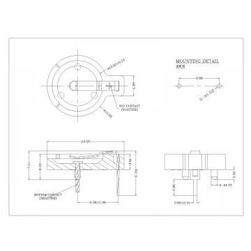 BT-S-SN-A-500 12-мм аккумулятор ПК аккумулятор