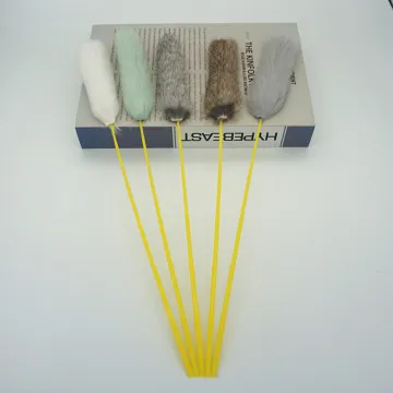 Legendog New Funny Cat Teaser Toys Fluffy Artificial Hair Cat Interactive Toy Cat Wand Toy For Kitten Pet Supplies Dropshipping