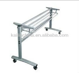 OEM factory direct price green material office furniture computer desk folding table top structure with wheels training table
