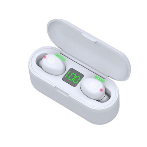 F9 Tws Earbuds With 2000mah Charging