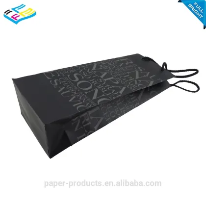 Personalized Wine Paper Bags Wine Bottle Gift Bags Liquor Bags