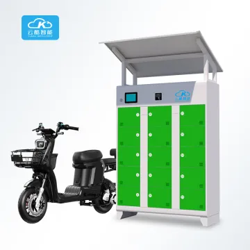 15 Slots Battery Charging Cabinet with Canopy