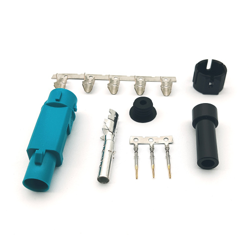 Universal Waterproof Fakra Male Crimp Coaxial Connector