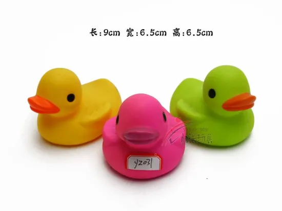 Eco-friendly weighted kids rubber duck toys bath floating vinyl animal toys PVC